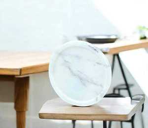 Plateau de service en marbre artisanal, durable, de qualité alimentaire, pour dîner et déjeuner, commande en gros au prix direct du fabricant à bas coût - Product Image 2