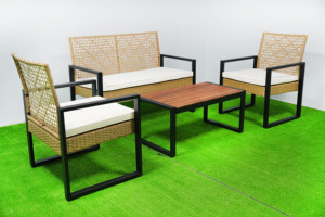 Wicker <b>Rattan</b> Outdoor Furniture <b>Sofa</b> set - Product Image 1