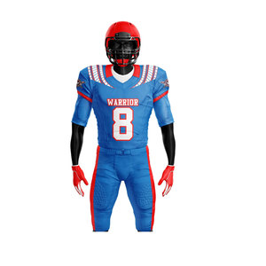 เสื้อฟุตบอลอเมริกันแบบขายส่งสั่งทำได้ ชุดฟุตบอลอเมริกันสำหรับเยาวชน ชุดฟุตบอลอเมริกันแบบซับลิเมชั่นโพลีเอสเตอร์ - Product Image 4