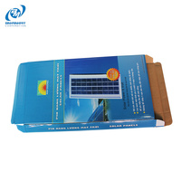 Boîte d'emballage pour panneaux solaires, boîte en carton ondulé pour chargeur avec impression CMJN et laminage brillant, emballage complet