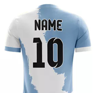 Custom Purple White <b>Heat</b>-Transfer Printed Soccer Uniform Jersey Wholesale Price Custom Logo Unisex Mesh Eco-Friendly 100% - Product Image 4