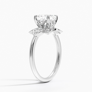 BOJ <b>Ring</b> 0121 Asscher Cut 925 Silver Prong Setting Solitaire <b>Diamond</b> <b>Ring</b> 2ct D Color VVS1 Moissanite GRA Certified - Product Image 2