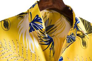 เสื้อฮาวายชาย ผ้าทนทาน ราคาขายส่ง ขายดี รับทำโลโก้/สีตามสั่ง เสื้อผู้ชายกันยับ คุณภาพพรีเมียม - Product Image 3