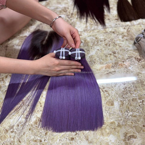 Premium Human Hair Bundle and Lace Closure 2x6 Smooth Bone Straight Set Lace Front <b>Wigs</b> Human Hair Vietnamese Raw Hair Products - Product Image 2