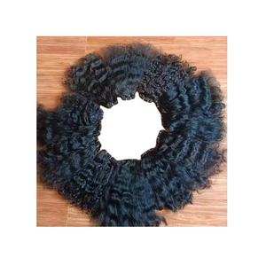 Vente en gros Extensions de cheveux Remy de temple indien brut de qualité supérieure Extensions de cheveux humains indiens bruts de qualité supérieure à utiliser en salon - Product Image 1