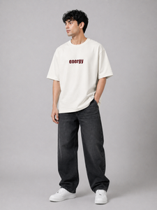Camiseta Casual Premium de Algodón Tejido de 290 GSM, Gruesa, Transpirable, Antiarrugas, con Estampado Personalizado Delantero y Trasero - Product Image 3