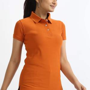 Camiseta Polo de Alta Calidad para Mujer, 100% Algodón, Lisa, Personalizable con Impresión a Color, Logotipo OEM, Uniforme Escolar y de Oficina - Product Image 5