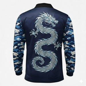 เสื้อตกปลาแบบสั่งทำพิเศษ แขนยาว มีปก - Product Image 1