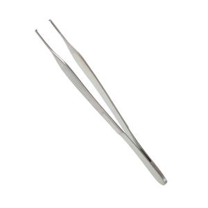 Pince à tissus Adson en acier inoxydable à mâchoires dentelées, instrument chirurgical manuel pour bloc opératoire - Product Image 3