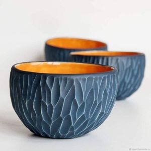 Ceramic <b>Porcelain</b> Cereal Pasta Deep Soup Serving Dessert <b>Bowls</b> Glazed Minimalist Luxury Elegant Daily Use Hotel - Product Image 2