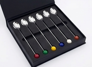 Premium Stainless Steel Cocktail Stirrers With Colorful Beaded Handles <b>Bar</b> <b>Tools</b> For Cocktail Mixing Modern Design Reusable - Product Image 6