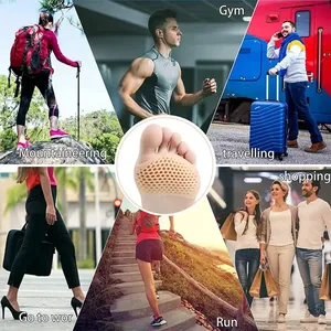 Protezioni in silicone per talloni, cuscinetti in gel per metatarso, cuscinetti per l'avampiede per donne e uomini, cuscinetti per il comfort dei piedi, taglia normale - Product Image 6