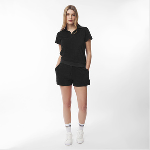 Polo de Mujer, Corte Ajustado, Liso, Cuello Camisero, Estilo Golf, Transpirable, Manga Corta - Product Image 4