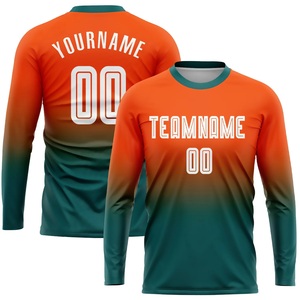 Maillot de football professionnel en tissu interlock premium avec nom, numéro et logo personnalisés – Production OEM/ODM - Product Image 2
