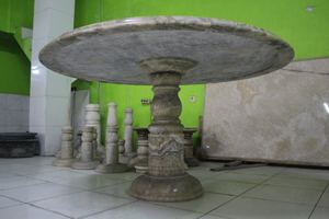 Table en marbre gris imperméfect - Product Image 4