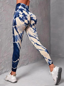 Leggings Scrunch Butt Tie-Dye Respirants pour Yoga et Course en Plein Air pour Femmes Maanify (Vente en Gros) - Product Image 2