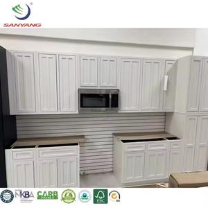 Gabinete base B15 - Muebles de cocina de madera maciza de diseño moderno y lujoso de 15W, con pintura, fabricados en una fábrica de Vietnam. - Product Image 5