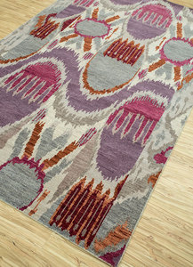 Jaipur <b>Rugs</b> LCA-09 Hand-Knotted Wool Vintage Chic Abstract <b>Rug</b> Non-Slip Low Pile <b>Thin</b> Large Size for Living Room & Hallway - Product Image 3