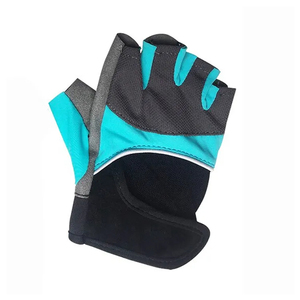 Heavy Lifting Gym <b>Gloves</b> with Reinforced Leather Palm Half Finger Design Adjustable Wrist Support Gym fitness <b>Gloves</b> - Product Image 4