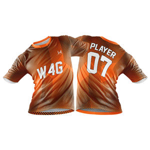 Maillots de football personnalisés respirants pour la saison estivale, 100% polyester, impression sérigraphique, haute qualité, évacuation de l'humidité - Product Image 6