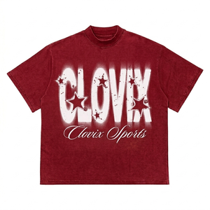 เสื้อยืดคอตตอนโอเวอร์ไซส์พรีเมียมสำหรับผู้ชาย แขนสั้น พิมพ์ลายกราฟิก สไตล์ลำลอง แฟชั่น ผลิตโดยผู้ผลิตเสื้อผ้า - Product Image 5