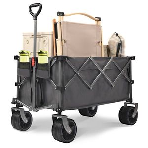 Carrello Pieghevole Portatile 400L, Capacità 450LB, con Grandi Ruote per Spiaggia o Escursionismo, Personalizzabile OEM - Product Image 4