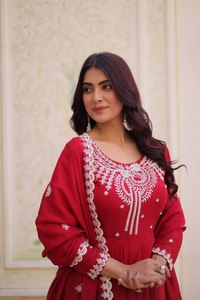 New Premium Readymade Gown With Pant & Dupatta <b>Set</b> - Product Image 6