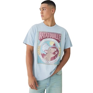 Logotipo personalizado serigrafiado Unisex 220 Gsm algodón camisetas Streetwear impresión Logo algodón camiseta Stock - Product Image 1