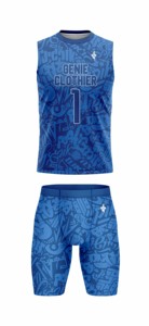 Uniforme 7v7 en polyester de qualité supérieure à prix abordable, avec logo personnalisé, sans manches, bretelles ajustables pour adultes, service OEM - Product Image 4