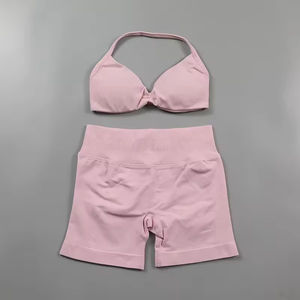 Vêtements de danse pour filles Leggings et veste de yoga Ensemble de yoga 2 pièces Hauts de fitness Combinaisons de sport Ensemble de yoga pour enfants - Product Image 4