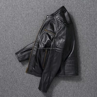 Veste d'hiver pour homme en cuir véritable de haute qualité, coupe ajustée, reversibles, taille et couleur personnalisables, coupe-vent, respirante, service OEM