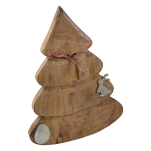 Sapin de Noël entièrement en bois, idéal pour la décoration intérieure et les décorations festives, design de sapin de Noël en matériaux naturels - Product Image 2