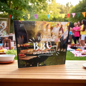 Sac fourre-tout moyen réutilisable en non-tissé imprimé double face, avec bandoulière laminée, personnalisé Vietnam ECOBAG VINA - Product Image 3