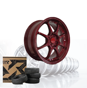 3R Aluminium Alloy Passenger Car <b>Wheel</b> CANDY RED JDM 16 Inch 8 Hole 100/114.3 04115-V16 - Product Image 3