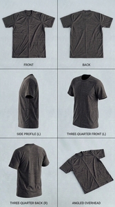 Comfortable Unisex T Shirt Casual Daily Wear Lightweight 100% Cotton Knitted Formal Eco-Friendly Breathable <b>Top</b> for <b>Men</b> Women - Product Image 5