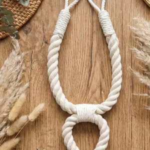 <b>Curtain</b> holder - tieback for <b>curtains</b>, rope binding with loops - Product Image 1