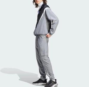 Chándal Unisex con Capucha, Sólido, Transpirable, Cortavientos, Ligero, de Poliéster/Nylon, Manga Larga, Cierre de Cremallera, Ajuste Holgado, Estilo Urbano - Product Image 4