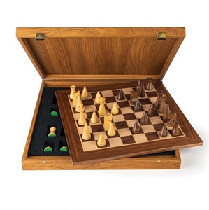 Juego de Ajedrez de Madera de Alta Calidad al por Mayor, Hecho a Mano, Moderno y Clásico, con Caja de Almacenamiento Personalizada, Decoración para el Hogar, Tablero de Ajedrez Moderno - Product Image 1