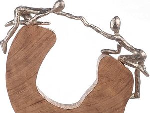 Décoration de Noël en aluminium et bois, best-seller, pour la décoration et l'aménagement de la maison pendant les fêtes - Product Image 2