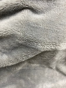 Super Soft Yarn Dyed <b>Fabric</b> 100% <b>Polyester</b> Grey Color for Blanket Garments Toys Home Textile - Product Image 4