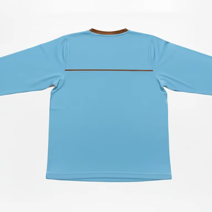 T-shirt en coton de qualité supérieure pour homme, doux, respirant, à manches longues, décontracté, uni, design personnalisé, vente en gros - Product Image 5