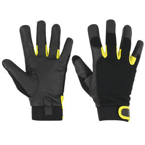 Heavy Duty Durable Cowhide Leather Work <b>Gloves</b> Driver <b>Gloves</b> for Truck Driving, Warehouse, Gardening, Farming - Product Image 1