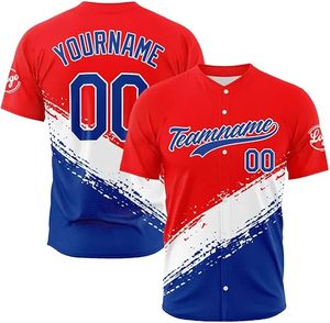 Maillot de baseball personnalisé pour clubs, écoles et équipes – Nom, numéro et logo du joueur personnalisables – Prix usine en gros - Product Image 1