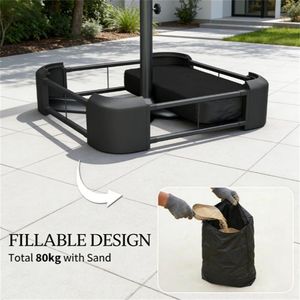Base Nera per Ombrelloni da Giardino e Patio - Product Image 2