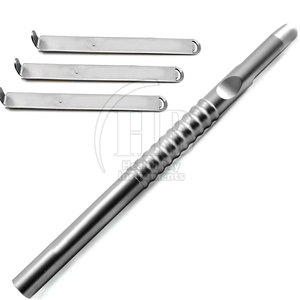 Grattoir manuel en acier inoxydable pour os, outil chirurgical dentaire réutilisable pour cliniques dentaires et implants – Vente en gros - Product Image 3