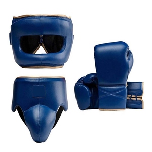 Ensembles de boxe de qualité supérieure, professionnels, complets, en cuir véritable, avec gants en cuir et protège-guêtres RL-BS_101 - Product Image 4
