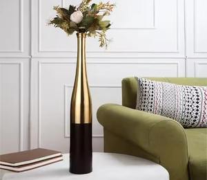 Vase à fleurs en métal design, vase décoratif de luxe pour centre de table de mariage, décoration intérieure - Product Image 6