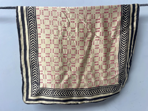 Pañuelo Cuadrado Étnico de Algodón Hecho a Mano, Estampado a Bloque, Set de Pañuelo para el Cuello y Corbata, Ideal para el Verano, Regalo para San Valentín - Product Image 4