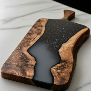 เขียงไม้ทำมือ ทนทาน ใช้ในครัว สำหรับหั่นผัก ผลไม้ เนื้อสัตว์ - Product Image 1