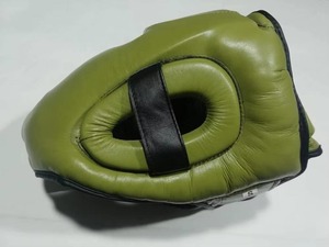 Protector de Cabeza Profesional Ligero y Ecológico Hecho a Medida OEM, Calidad Premium, Hecho 100% con Cuero Vacuno Genuino, para MMA - Product Image 4
